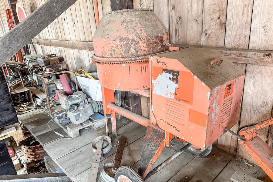 Benzin Kipptrommelmischmaschine